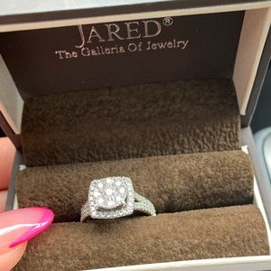Jared engagement diamond ring 1c 14k white gold!